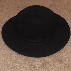 Black Brimmed Hat